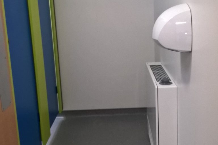 School Toilet Refurbishment Works, Prestatyn, North Wales After 2