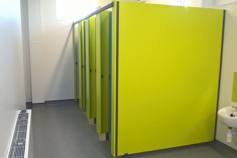 School Toilet Refurbishment Works, in Prestatyn, North Wales After 3